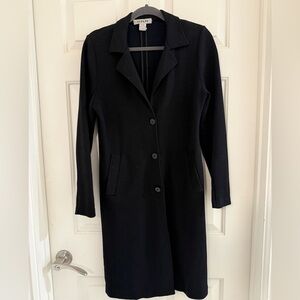 Alfani Wool Blend Long Coat / Duster / Dress with pockets Made in Italy